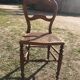 Suite de 6 chaises cannées Louis Philippe