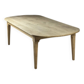 Table de monastère ovale 250 cm en chêne