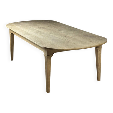 Table de monastère ovale 250 cm en chêne