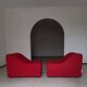 Pair of chromatic swivel armchairs by Kwok Hoi Chan, Steiner