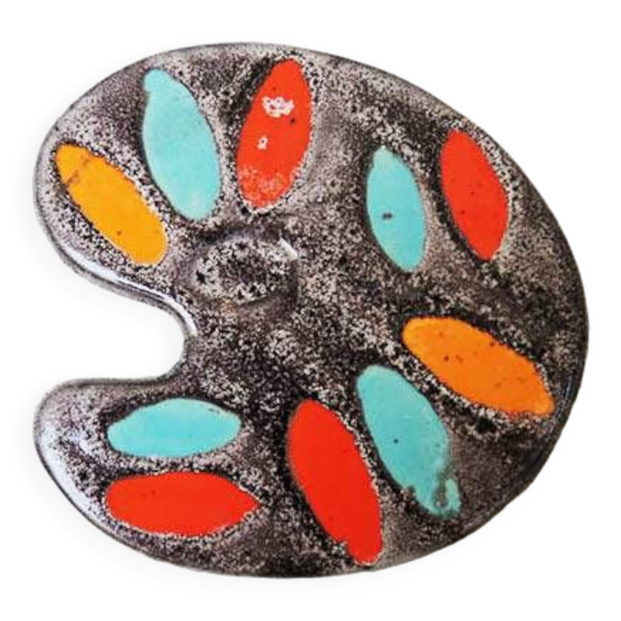 Old Vallauris Dish – Painter’s Palette