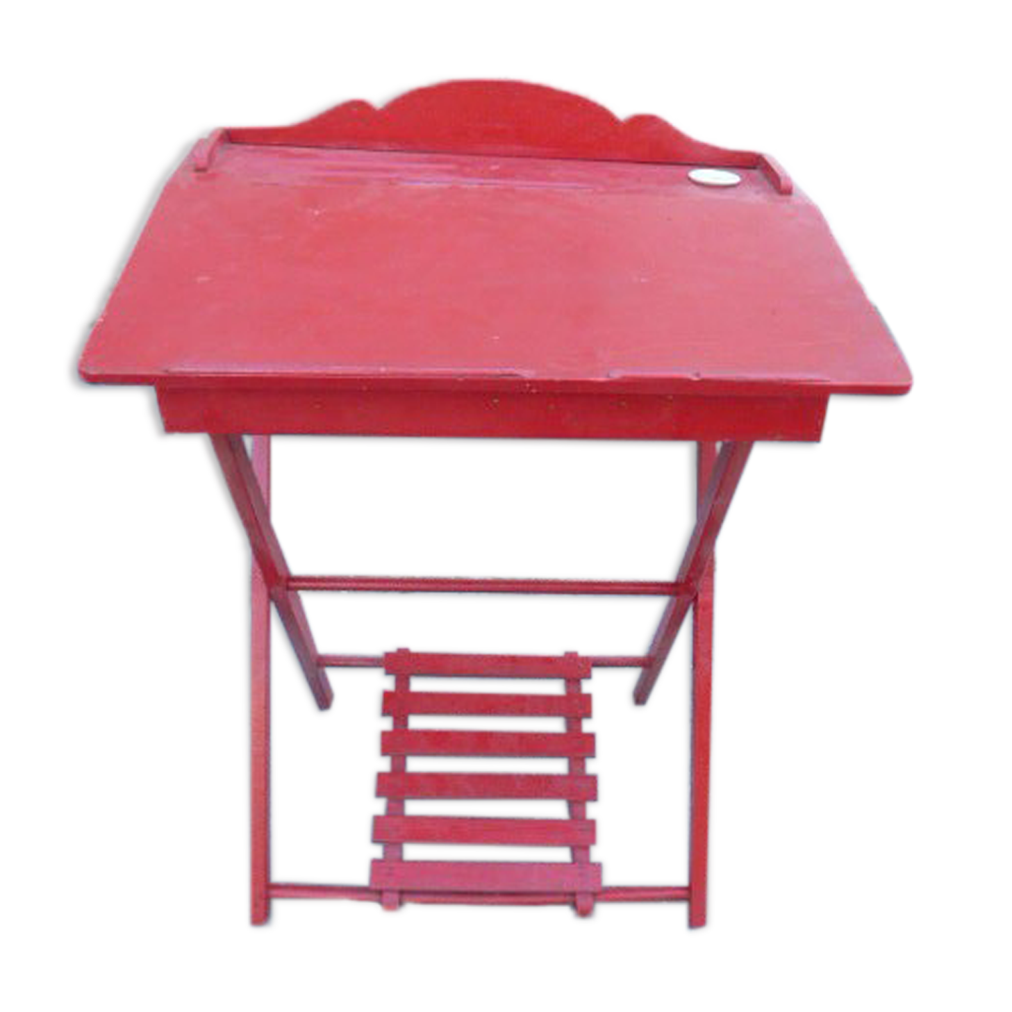 Folding vintage children's desk