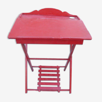 Folding vintage children's desk