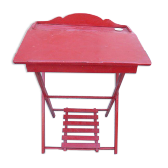 Folding vintage children's desk