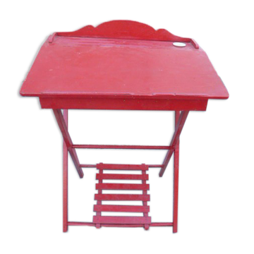 Folding vintage children's desk