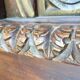 Oak and walnut storage bench - 18th century