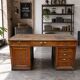 Minister's desk in oak