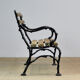 Cast iron and pine garden bench, 1930's