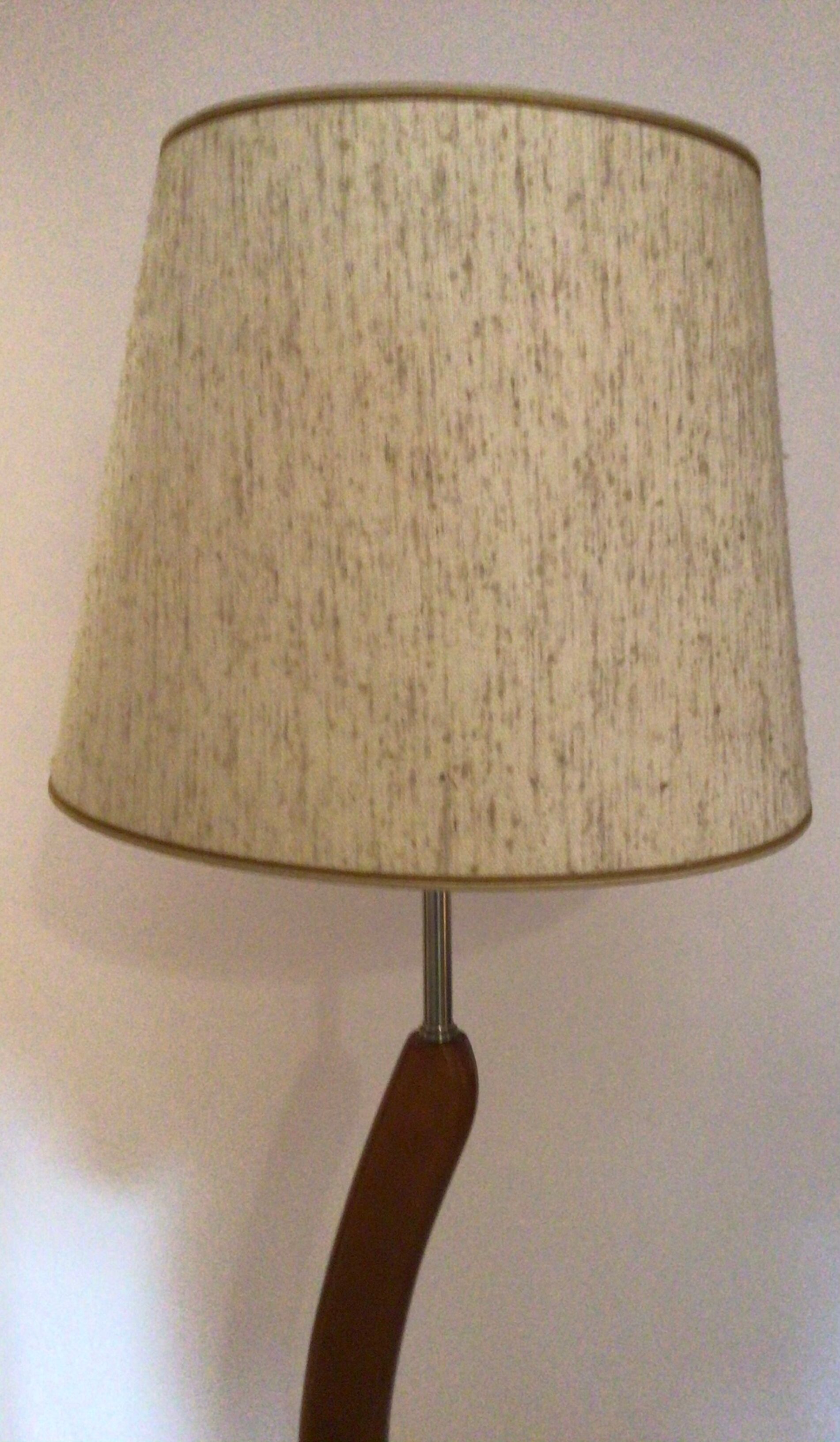 Vintage streetlight in stylized shape wood