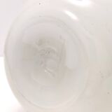 Vase vintage en verre de Murano blanc attr. à Dino Martens pour Aureliano Toso