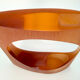 Translucent amber resin vase – Jacqueline Guénot, Full Moon® Paris