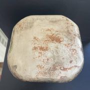 Vase pichet brutaliste marron en terre cuite
