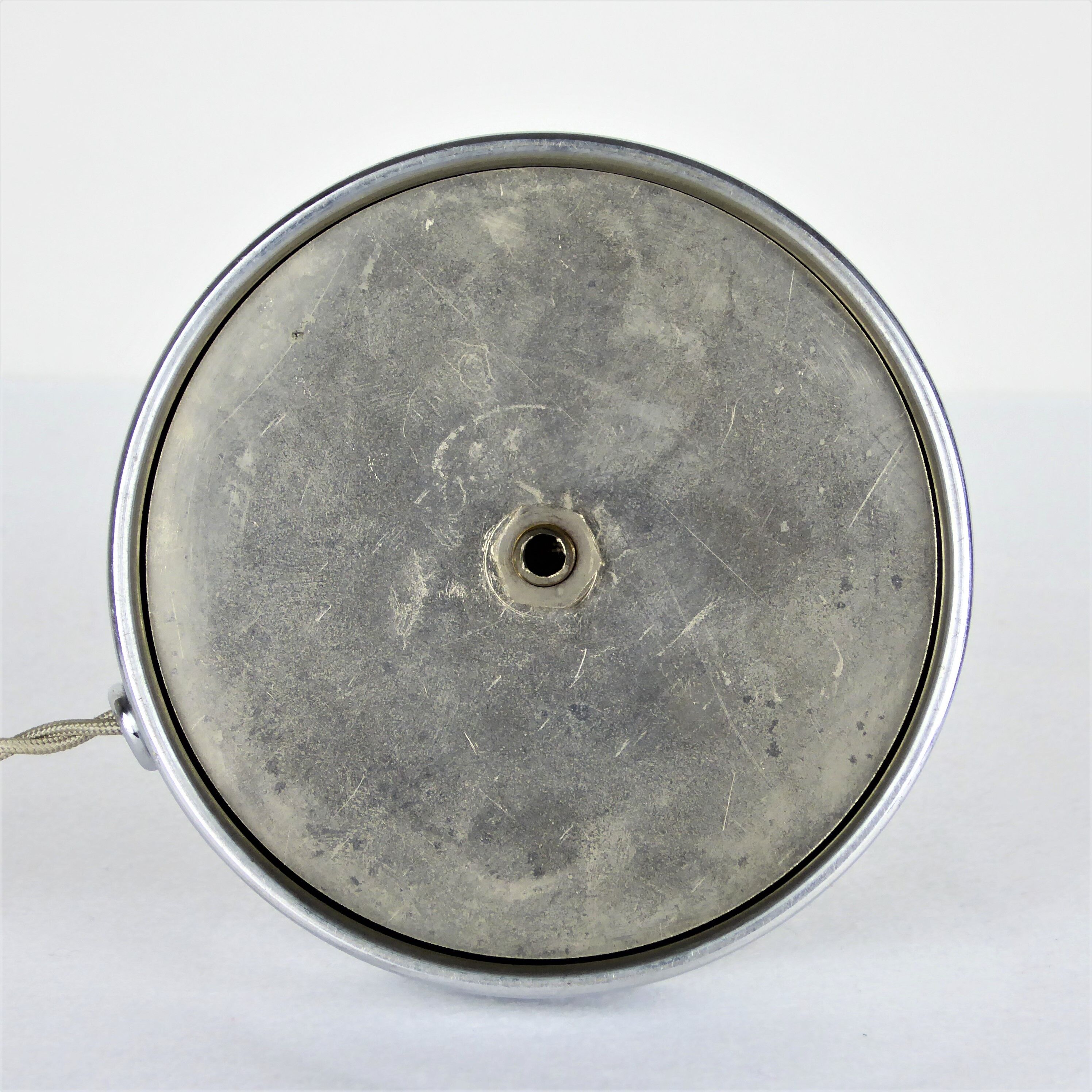 Art Deco lamp 1930 crystal and chrome metal