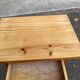 Commode vintage en bois massif des années 80