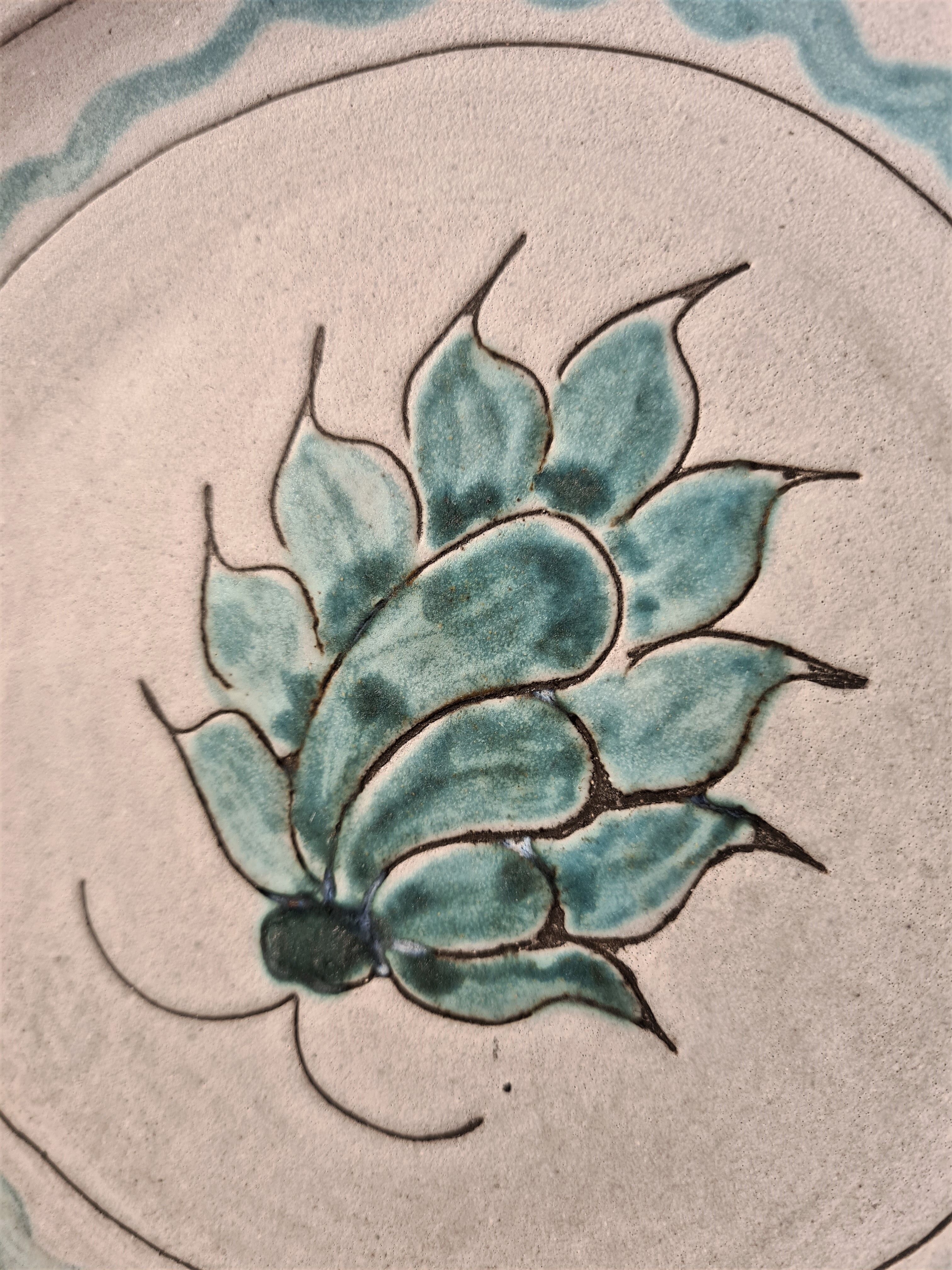 Alain Maurier's plate - Vallauris