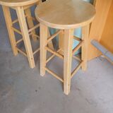 Low wooden stool workshop r