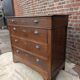 Oak chest of drawers