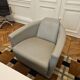 Canapé 3 places, 2 places et un fauteuil en cuir gris Calia Italia