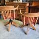 Pair of adjustable office chairs vintage 1960