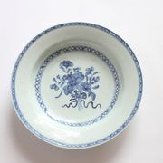Assiette en porcelaine d'exportation Qianlong, Chine 18e
