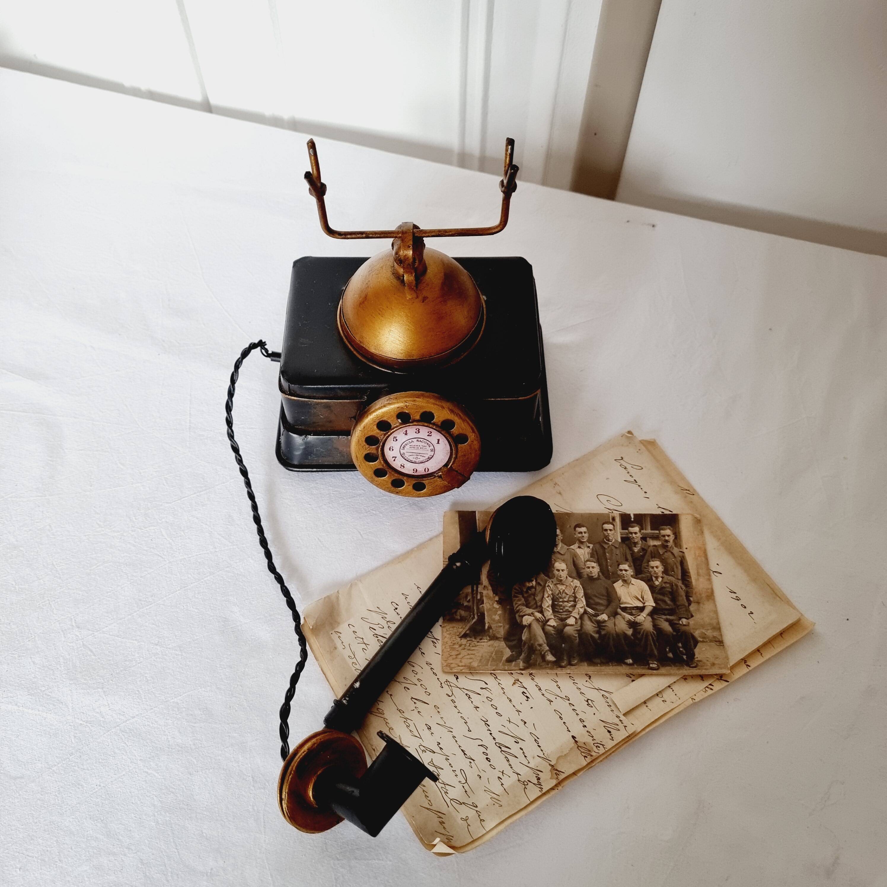 Old original collectible telephone from the mid 1930s
