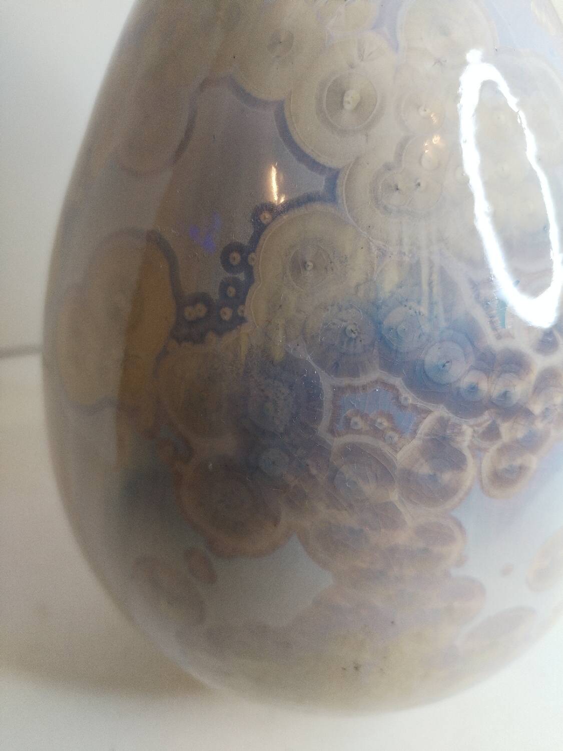 Mattjieu Lievois crystallised ceramic vase