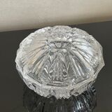 Sucrier bonbonnière coupelle in molded glass