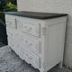 Commode style Louis XV patine shabby chic gustavien chêne