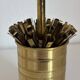 Vintage 1960 cigarette case, gold and black dispenser box - 13 x 7 cm