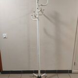 White metal cactus coat rack