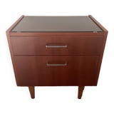 Scandinavian teak bedside table from the 60s and 70s