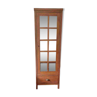 Ancienne Armoire Parisienne Vitrée Vitrine Art Deco Francis Jourdain