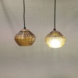 Lampes suspendues avec un abat-jour