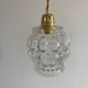 Suspension with vintage glass globe