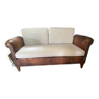 Leather sofa