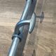 Large Aluminium Wall Coat Rack with Ten Hooks and Luggage Rack