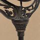 Antique Art Nouveau floor lamp with fan "Luminaire"
