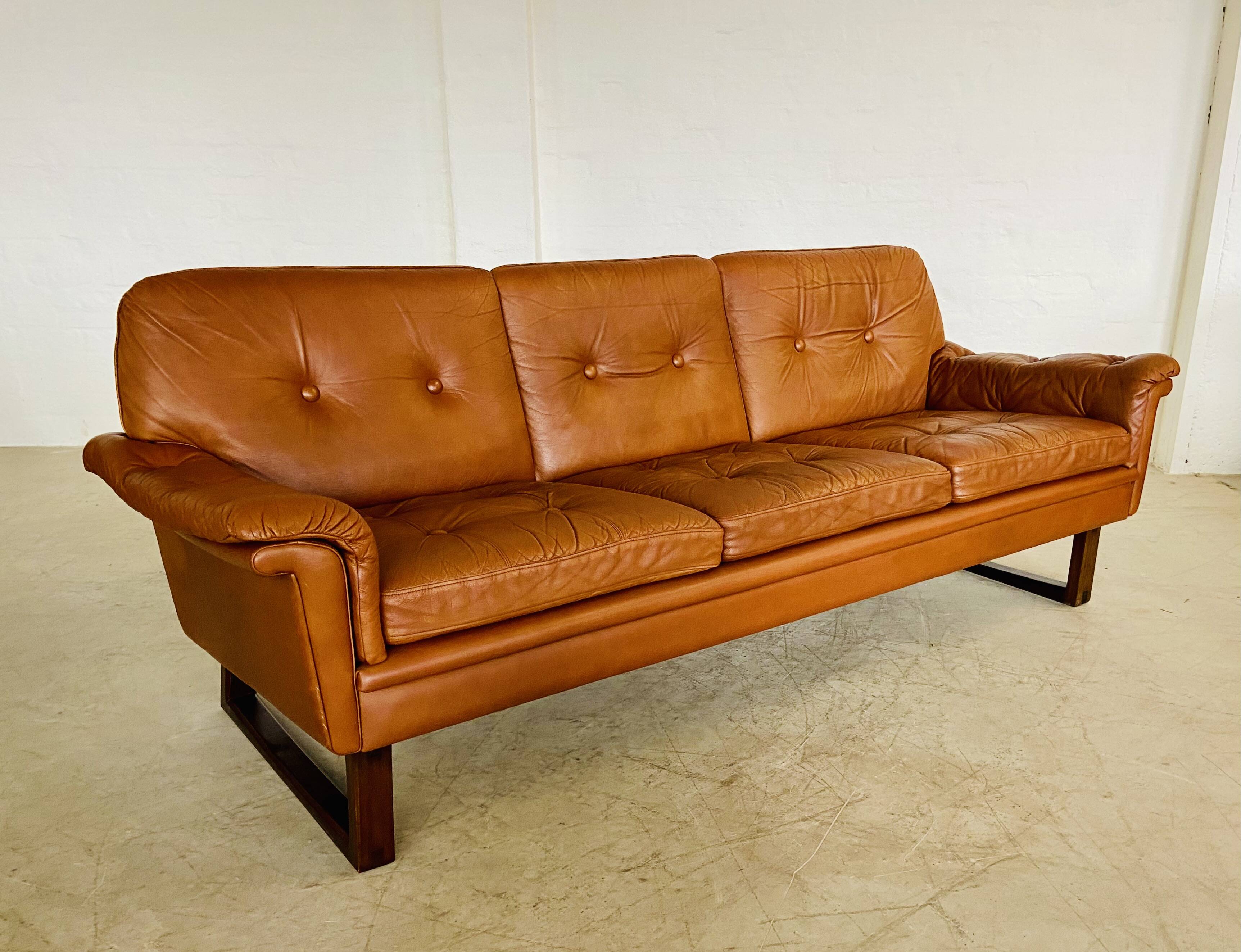 Canapé vintage danois Svend Skipper 1960