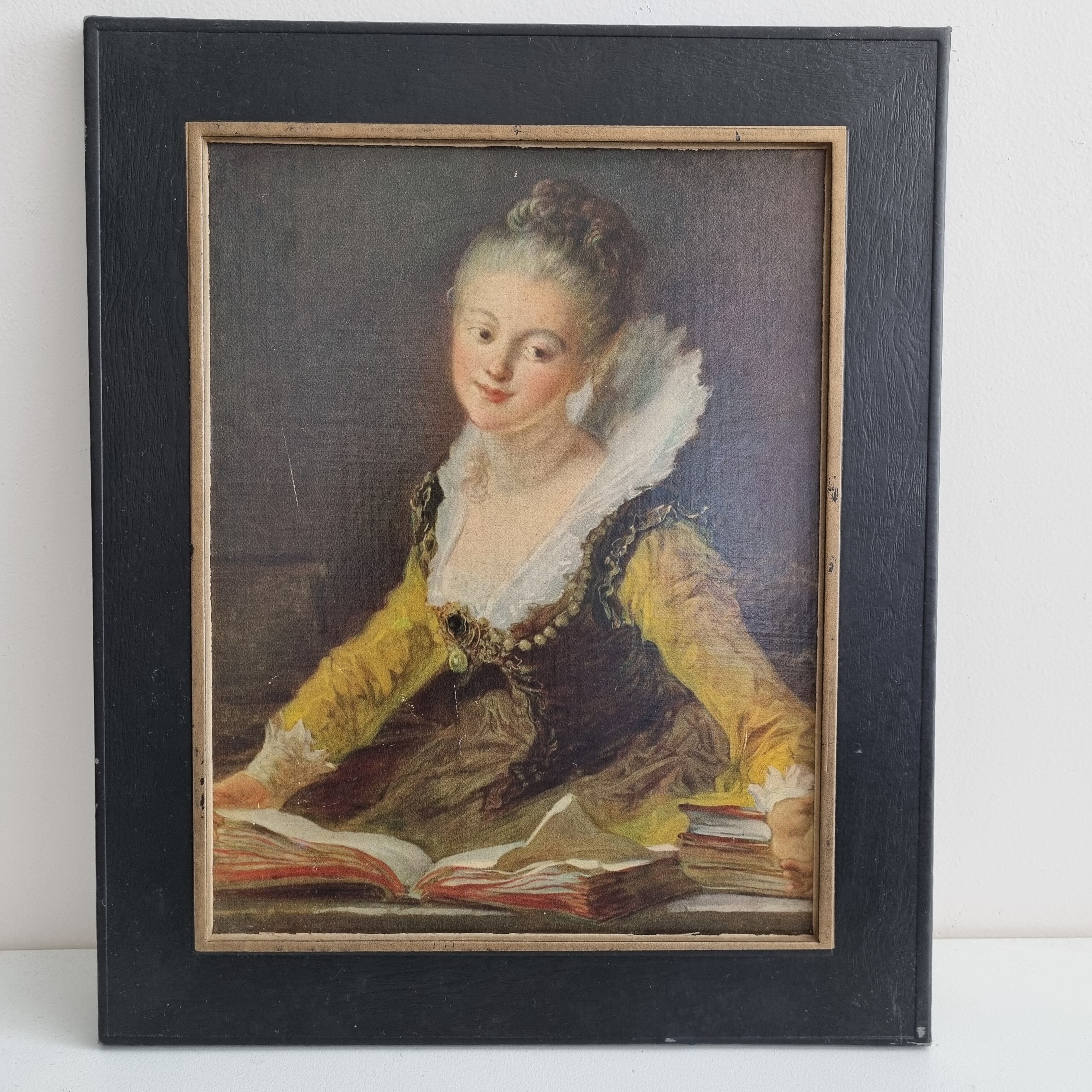 Reproduction frame "The study"