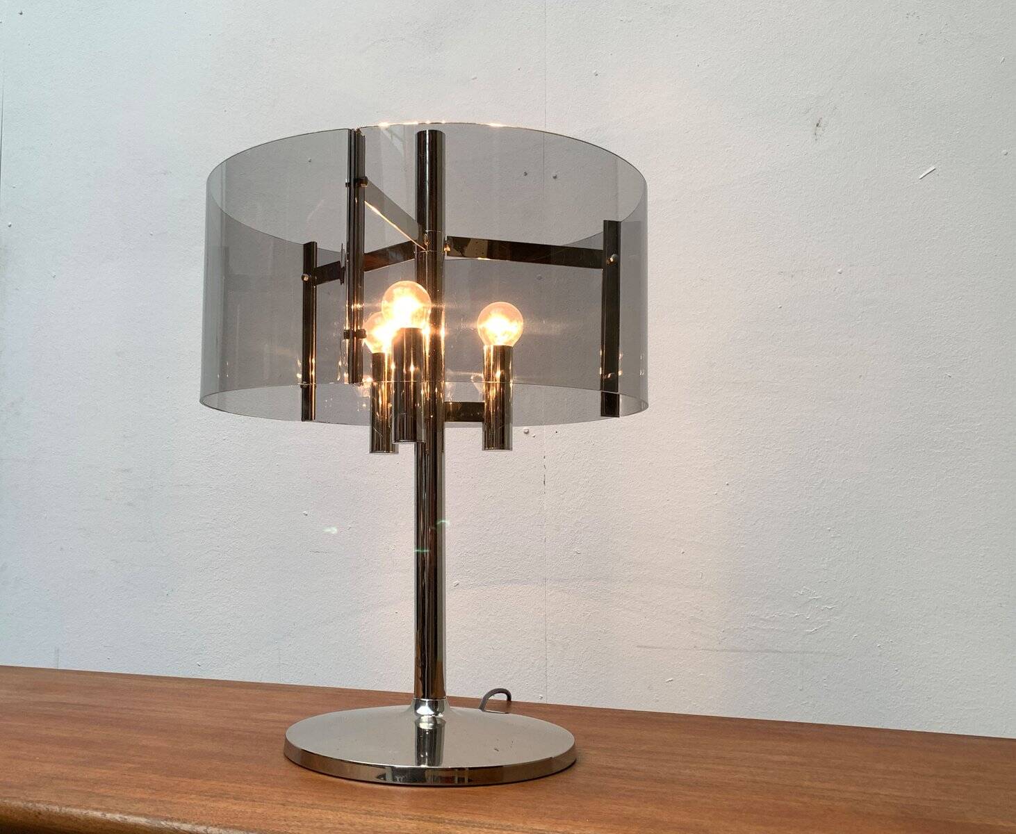 Lampes de table Space Age du milieu du siècle, années 1970, lot de 2