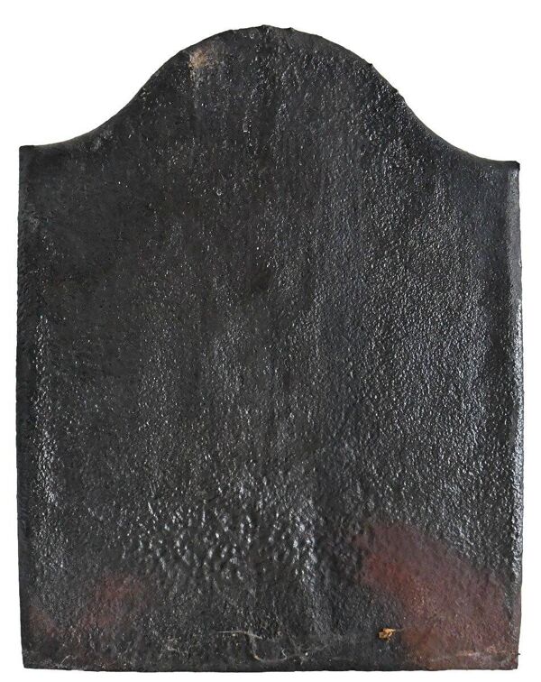 Plaque de cheminée ancienne en fonte