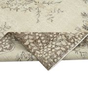 Anatolian handwoven antique 1980s beige rug 181 cm x 320 cm