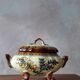 Antique Henriot Quimper Soup Tureen in Faience