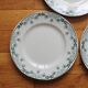 4 assiettes plates en terre de fer modèle "Blériot" Saint Amand et Hamage