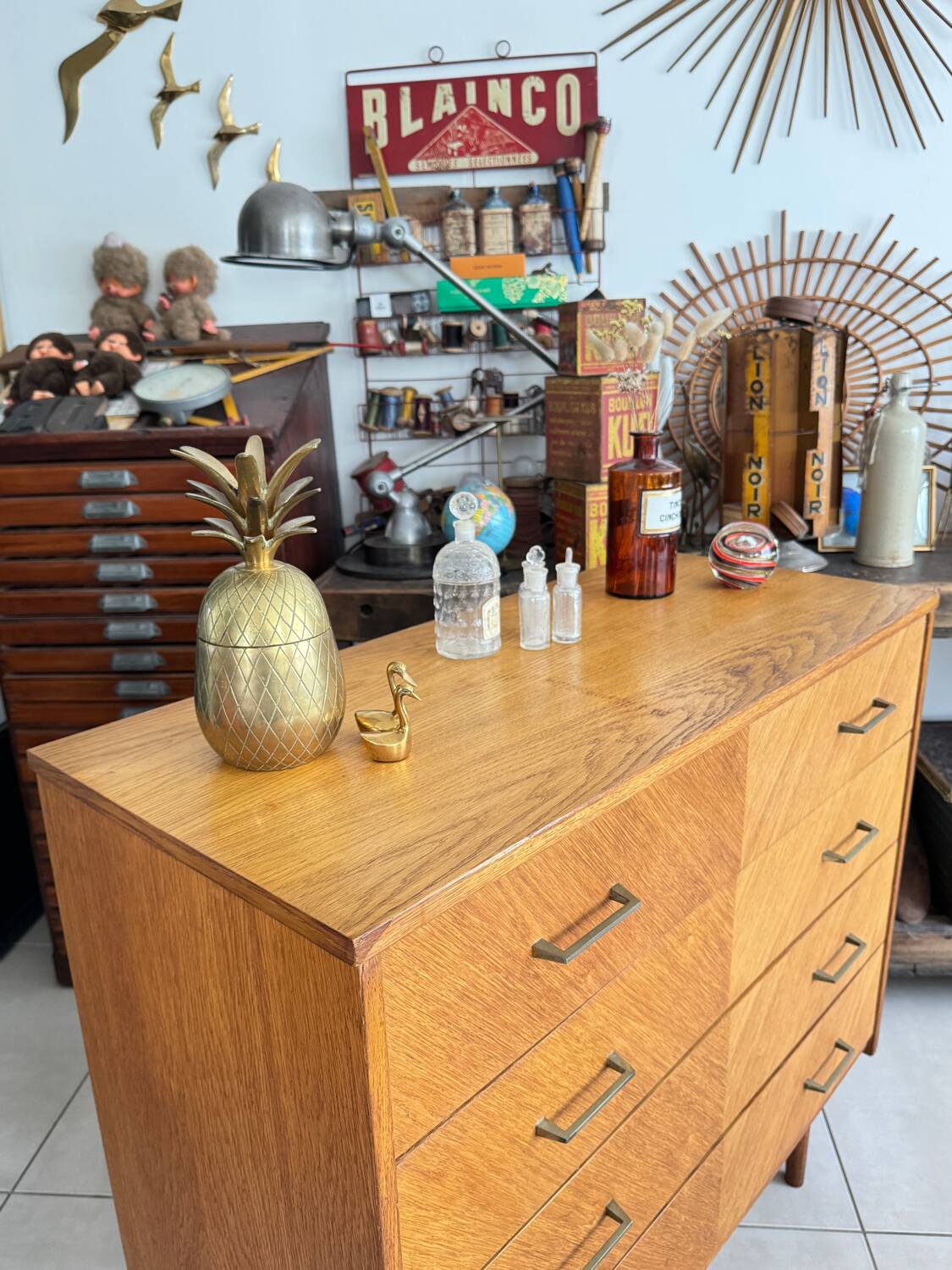 Old vintage chest of drawers