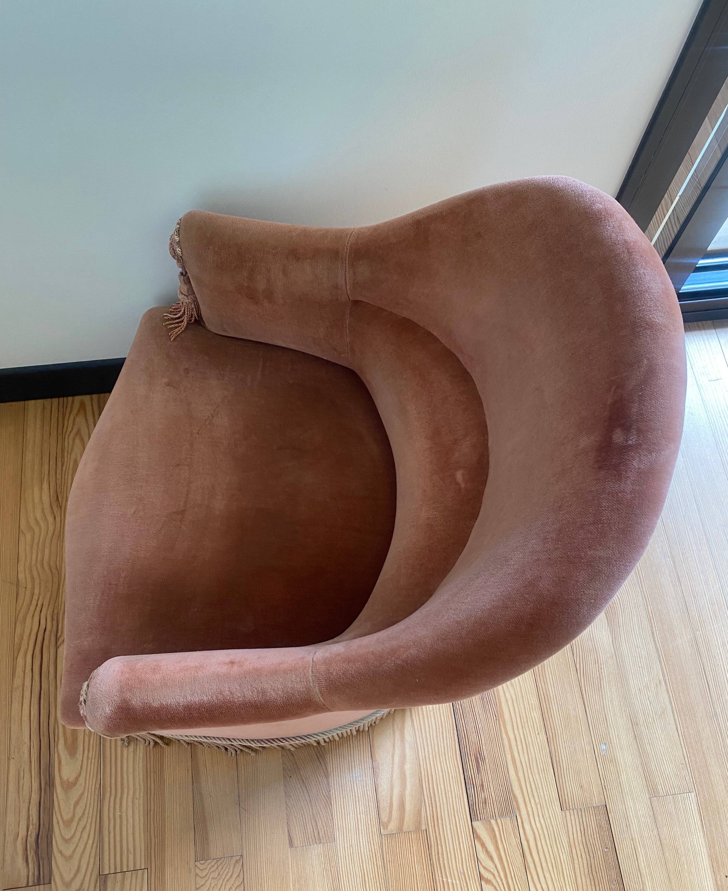 Vintage toad armchair Henriette