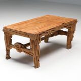 Rustic wabi-sabi coffee table - 1900's