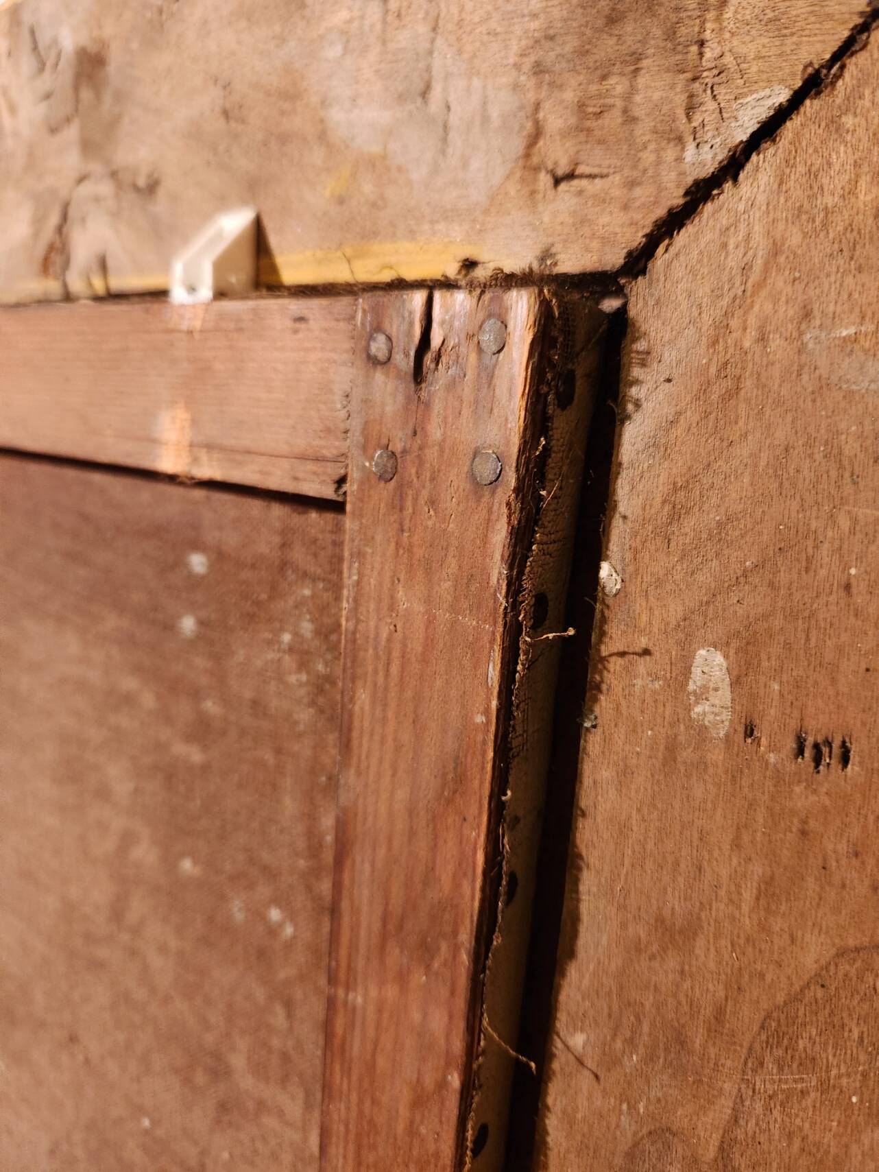 Old painting Oil on canvas Animated lake landscape signed Henry