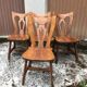Vintage Brutalist Alsatian Bistro Chairs