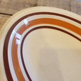 Plat ovale en Faïence, vintage